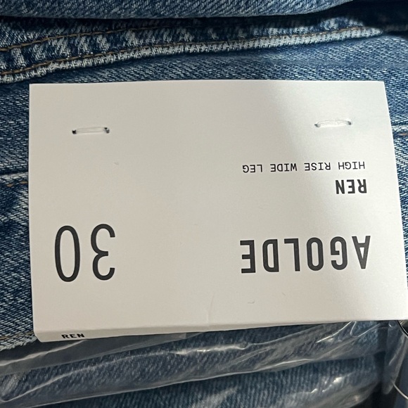 AGOLDE
Ren high-rise wide-leg recycled jeans - Picture 4 of 7